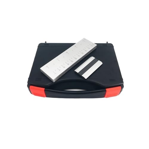 EVPZPLKMGT Fineness Meter, Wide Slot 0-15um (Slot Width 37mm), 1.5um, Stainless Steel Fineness Plate, Paint Particle Fineness Meter