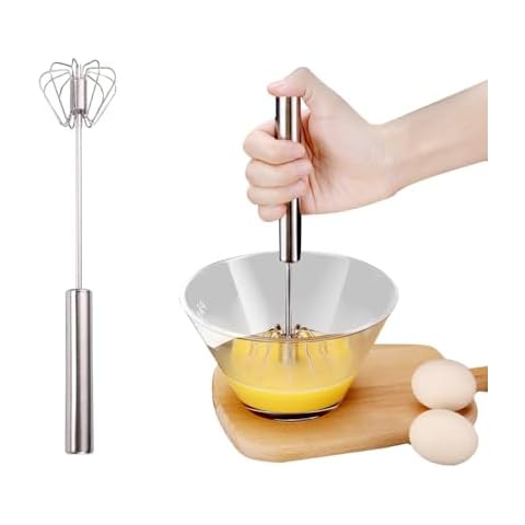 Semi-Automatic Stainless Steel Egg Whisk Cover
