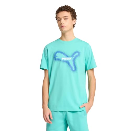 T-Shirt Graphique PUMA Homme XXL Aquatic Street Art SS25
