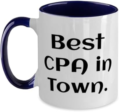 Best CPA in Town. Two Tone 11oz Mug, CPA Cup, Cute Gifts For CPA from Boss, Cheap cpa gifts, Inexpensive cpa gifts, Low cost cpa gifts, Budget cpa gifts image 3