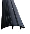 CBW KC Hardware 3-5/16 in. X 1 in. High Profile Aluminum and Vinyl Outswing Door Threshold Strip for Exterior Doors and Doorways - 36 Inch, Black, KCS-012224