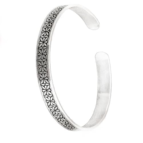 Silbernes Herrenarmband. Manschettenarmband für Herren. Personalisiertes Herrenarmband mit Gravur. Dicke Manschettenmänner. Armband für Ihn. Individuelles Jubiläumsgeschenk in Silber für Männer.