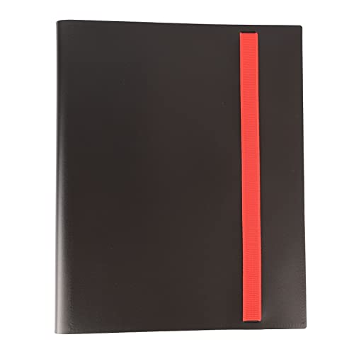 Carpeta de tarjetas coleccionables 9 bolsillos 20 páginas 360 compartimentos Álbum coleccionista de tarjetas de gran capacidad para tarjetas de tamaño estándar Material PP