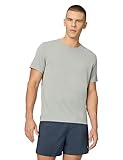 Nike Men's Miler Dri-Fit UV Short-Sleeve Running Top, Grey Fog/Particle Grey/Reflective Silver, X-Large