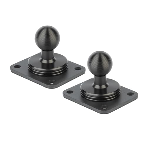 Bulletpoint Suporte de base AMPS de metal de 4 furos com esfera de montagem de 20 mm (0,787 polegada