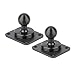 Produktbild Bulletpoint 4-Loch-AMPS-Basishalterung aus Metall mit 20 mm Montagekugel (2 Stück)