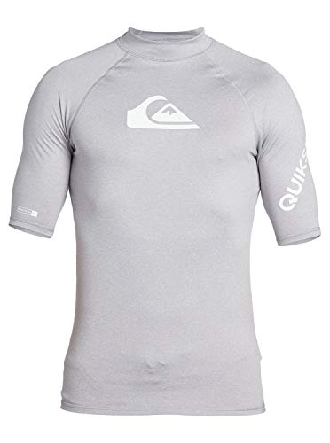 Quiksilver Men's Standard All Time Short Sleeve Rashguard UPF 50 Sun Protection Surf Shirt2