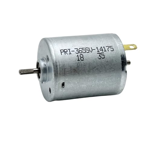 Moteur DC 12V 24V RP-365-SV-14175 à double arbre et balais de charbon pour robot aspirateur