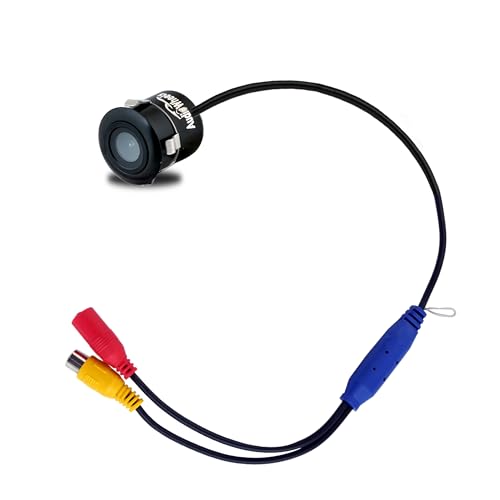 Audio Wheels AHD 1080P Car Backup Camera - 170° Wide Angle, IP68 Waterproof and Night-Vision Compatible with Car Android Monitors - Enhance Your Driving Safety