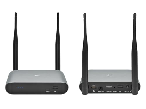 Monoprice One-Click USB-C Wireless Presenter 4K Conference Presentation System - Screen Mirroring, Instant Meeting Launch, Includes 2 Transmitters, Works with Windows, Mac, iOS, Android, and Miracast by Monoprice - Image 2