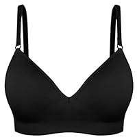 TRIFIL Trifil Sutiã Com Bojo Sem Costura Alta Sustentação Reforçado, Preto, G