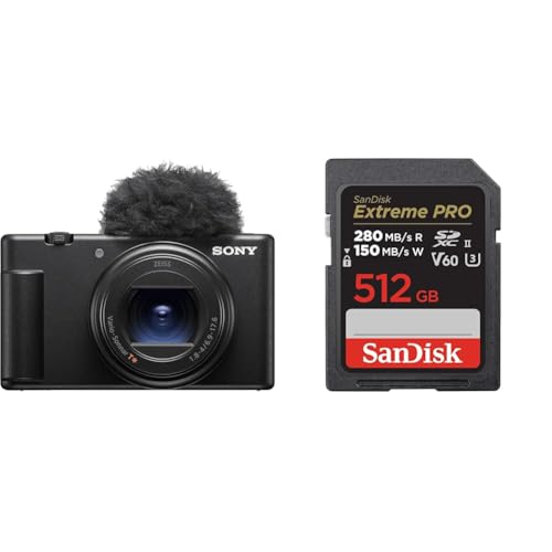 SONY(\j[) RpNgfW^J VLOGCAM VlogpJ ZV-1II EBhXN[t Y[Y ubN ZV-1M2 B + y TfBXN Ki z SanDisk SDJ[h 512GB SDXC Class1