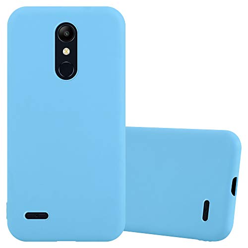 Cadorabo Funda para LG K11 2018 / K11 Plus en Candy Azul - Cubierta Proteccíon de Silicona TPU Delgada e Flexible con Antichoque - Gel Case Cover Carcasa Ligera