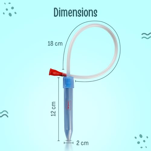 LuvLap Baby Nasal Aspirator 0-5 Years with Snotsucker mechanism (Blue)