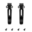 2 Pcs Black