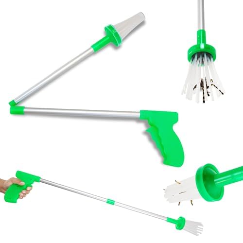 Green Haven Spider Catcher with Extra Long Handle – Humane Spider Catcher Long Handle | Insect Catcher Safely Humanely Removes Spiders Insects Wasps Bees Moths |Spider Catchers for Home