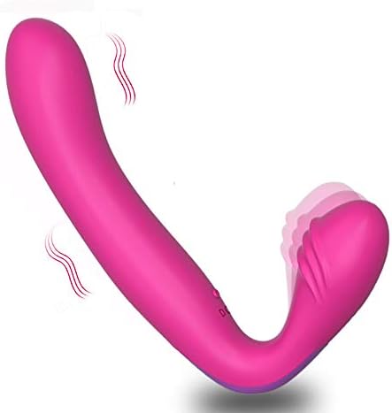 Silicone Waterproof USB Rechargeable Design 30 Mode Hight Speeds Real Body Shaking Experience Massage Toy (Pink)