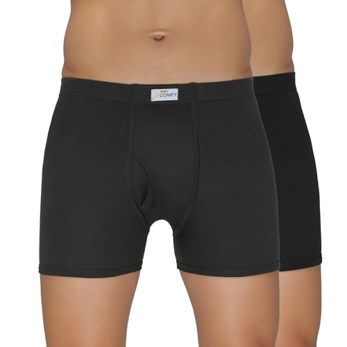 Image of Amul Comfy Men's Trunk Underwear | Soft Outer Elastic | Soft Waistband | Breathable Comfortable Innerwear | Pack of 10 | Color May Vary