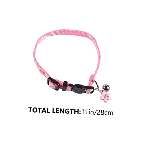 Collier pour chats et chatons VANZACK accessoire sécurité animaux de compagnie fleurs