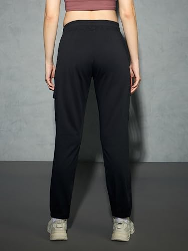 Image of Women's Polyester Regular Fit 4 Pocket Solid Cargo with SPF50+, 2 Way Stretch, UV Protection for Activewear, Regular Use