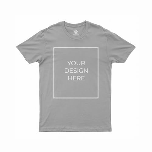 Image of CreativiT Unisex Men /Women Regular Fit Customized Tshirt | Casual Half Sleeve Round Neck | 100% Cotton with a High Thread Count