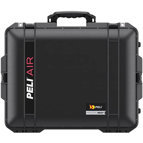 PELI 1607 Air Maleta Protectora Ligera para Equipos de Foto y vídeo Profesionales, estanca e Impermeable al Polvo, 63L de Capacidad, Fabricada en EE.UU., sin Espuma, Color Negro - imagen 2