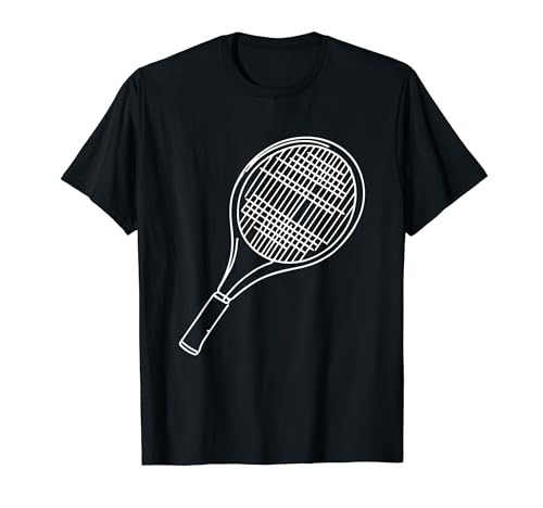 Dibujo de una raqueta de tenis Camiseta