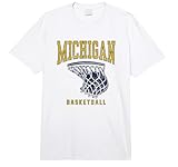 University of Michigan Wolverines U of M Basketball Hoop Comfort Colors Adult Heavyweight T-shirt