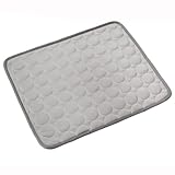 Tofficu Kühlmatte für Haustiere Xs 40x30cm Wasserfest Atmungsaktiv Nylon Polyester Baumwolle...