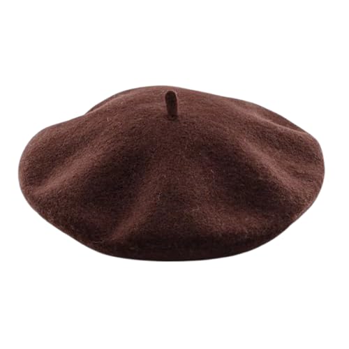 Bérets d'extérieur chauds pour femme et casquettes de peintre unies style vintage