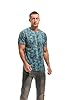 RONOMO Men's Round Neck Short Sleeved T-Shirt | Medium Elasticity | Soft and Breathable | Pre Shrunk Treatment| (CSH Hellblau 4XL) #1