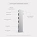 Satechi 7 in 1 USB C Hub Multiport Adapter Pro Slim, USB C Dongle, 100W Charging, 4K HDMI, USB 4, USB 3.2 Gen 2, SD/Micro Card Reader for Mac, MacBook Air/Pro M4 - Silver