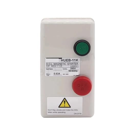 Démarreur magnétique HUEB-16K AC 380V pour moteur électrique 9-12.5A