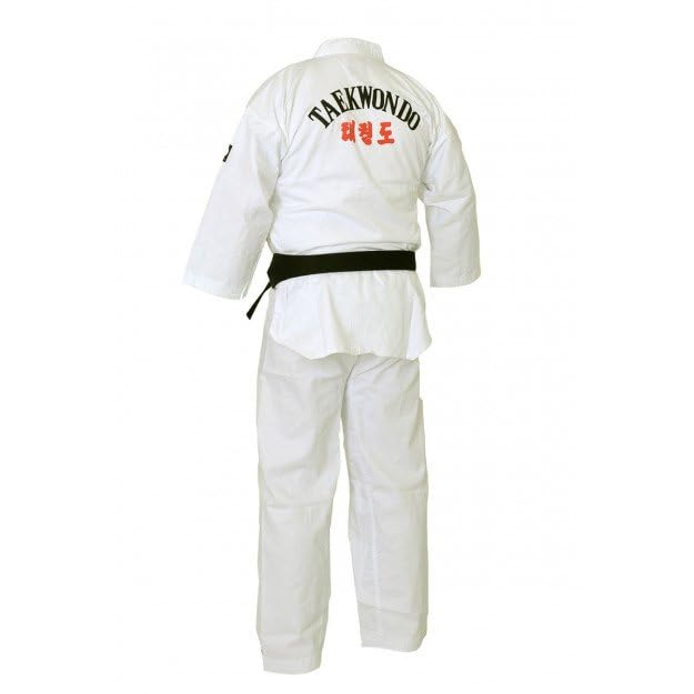 BUDOFIGHT Dobok de taekwondo à col blanc