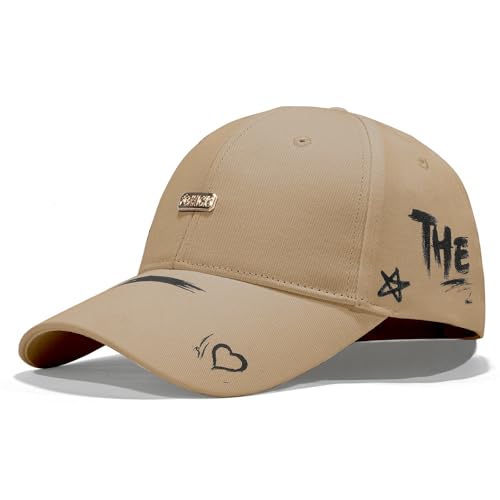 Image of Baseball Cap for Women Men - Adjustable Size Hat | Sun Protection,Colourfast,Moisture Wicking,Ponytail Hole,Wrinkle Free
