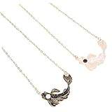 Cadeau significatif : Idéal pour renforcer les liens affectifs, ce collier assorti exprime attention et complicité, convenant aux anniversaires, fêtes ou moments spéciaux pour, sa partenaire ou amie proche.