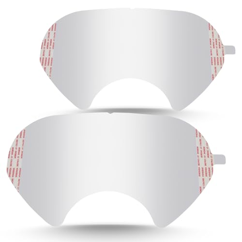 Trudsafe 30 Pack Peel Off Lens Cover Compatible for 6885, 6000, 6700, 6800, 6900, 6901 Series Respirator Mask, Protective Cover(Pack of 30)