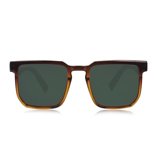 Image of Dervin Square Polarized UV Protected Sunglasses for Men and Women