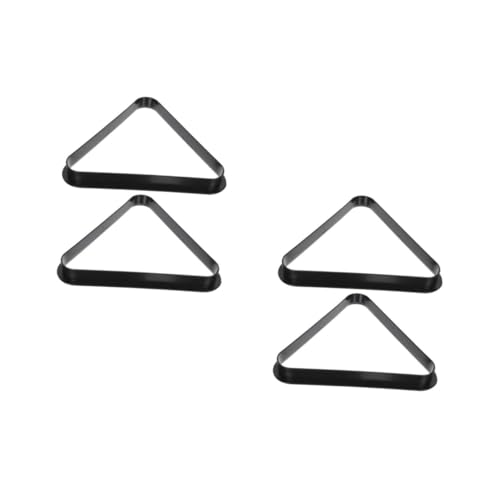 Toddmomy 2sets Billiard Ball Triangle Rack Compact Pool Table Rack for Billiards Balls 2pcs*2
