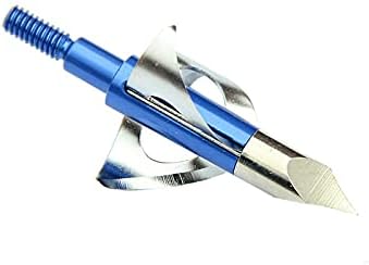 10pcs 100grain Hunting Broadheads Arrow Head Stainless Steel Arrow Point Tips for Archery Hunting Shooting Arrow Accessory