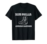 Collier bleu - Épine dorsale américaine T-Shirt