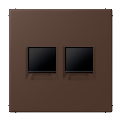Plaque modulaire Jack-Rad double connectivité avec la référence JUNG