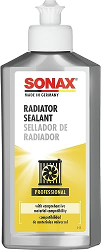 SONAX Sellador de radiador (250 ml), sella grietas finas o pequeños agujeros en sistema de refrigeración | N.° 04421410