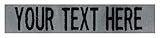 Custom Uniform Name Tape 24 Hour Ship, Foliage Gray, 5 Inch Hook Fastener