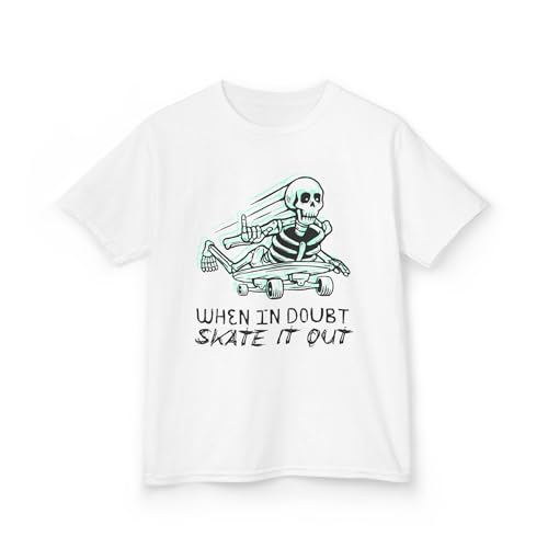 Skate Tee - 'When in Doubt Skate It Out' Skateboarding