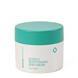 Serious Skincare, Glycolic Firming Retexturizing Body Cream with BODY FIT™, Moisturizing Lotion for Dry Skin, for Loose Crepey Skin Arms, Legs, Belly, Gentle Exfoliation for Smooth & Glowing Skin 8 Oz