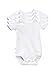 VERTBAUDET Lote de 3 Bodies Blancos de Manga Corta 100% algodón bebé Blanco 1M - 54CM