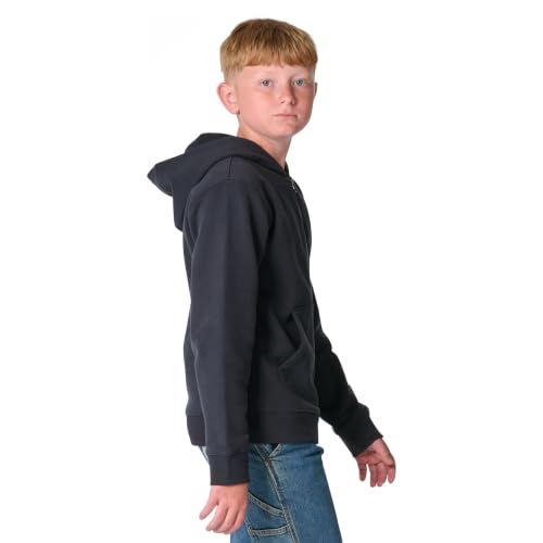 Image of Carhartt Kid's CP8675 Long-Sleeve Full-Zip Logo Sweatshirt - Boys