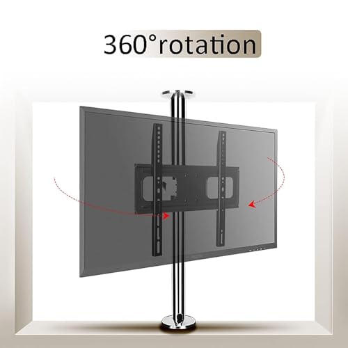 Support TV LCD pivotant 360 meuble TV suspendu et support mural orientable réglable