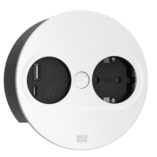 Prise encastrable Twist 2 pour éviter les câbles visibles sur table et bureau